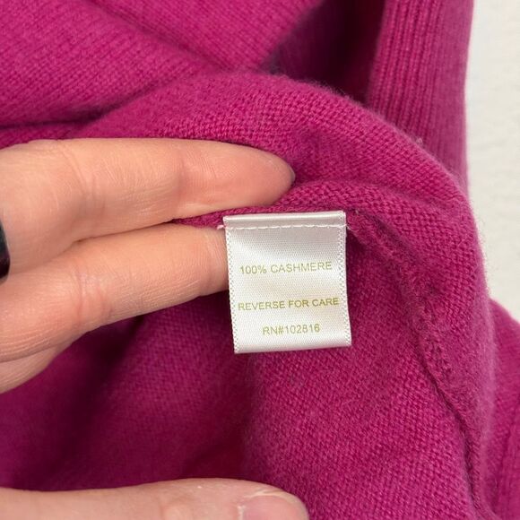 Garnett Hill 100% Cashmere Oversized Boxy Sweater Size Small - Picture 4 of 8